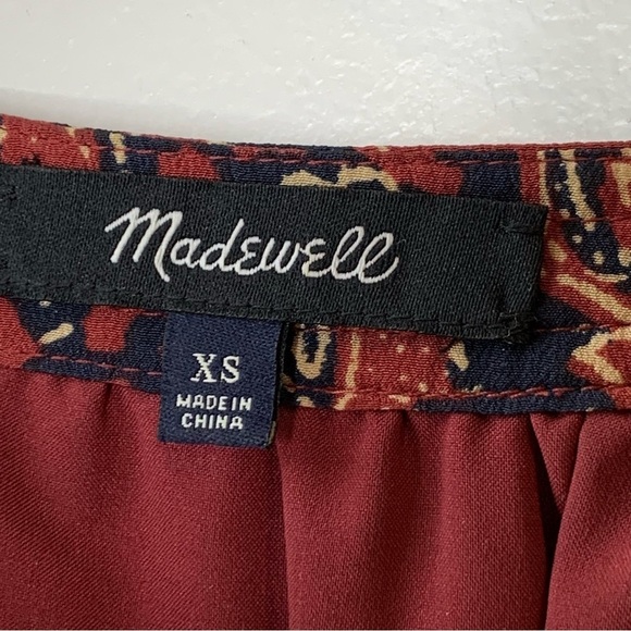 MADEWELL 100% Silk Floral Short Dress - Picture 5 of 8